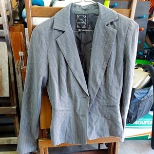 Grey pinstripe blazer Size Small